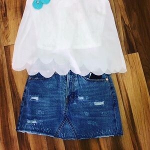 NWT Umgee  jean skirt